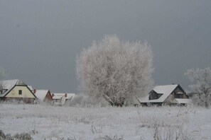 Außenseite Ferienhaus [Winter]