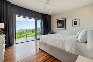 Wake up to the view in Master Bedroom which features a King bed and access to the balcony