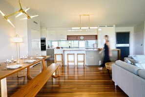 Enjoy the open plan living