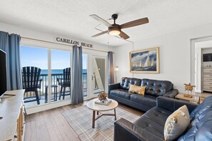 Living Area with Balcony