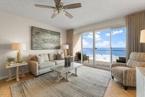 Living Area with Balcony