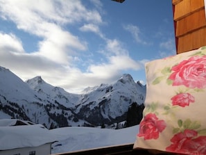 Blick von der Unterkunft