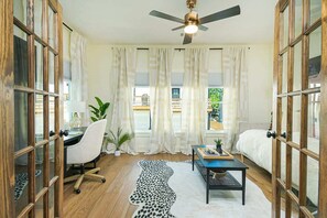 Let the sunshine fill out the space. Large windows allow for plenty of natural light.
