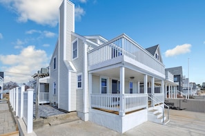Balcony, covered porch, and patio!