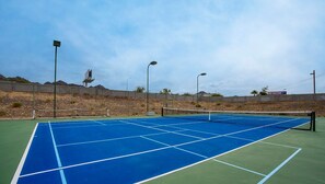 Play some pickleball on these courts!