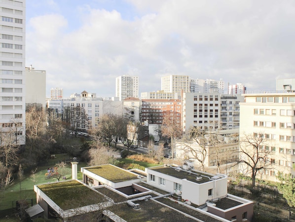 Blick von der Unterkunft