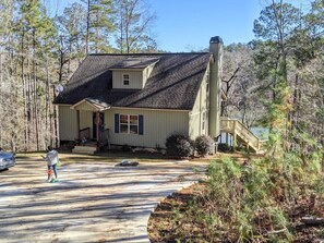 Front view of the house