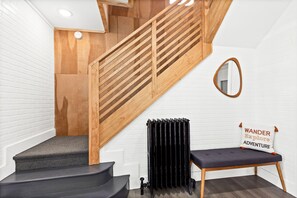 Foyer Inside Front Door.  Staircase to Upper Level