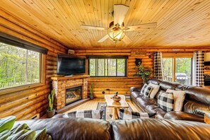 Living Room | 1st Floor | Smart TV | Ceiling Fans