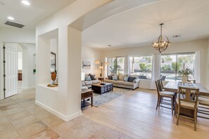Sitting Room | Dining Area | Dishware/Flatware | Trash Bags/Paper Towels