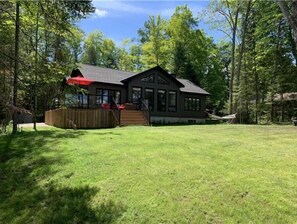 Beautiful flat property only 100 feet from the waterline.