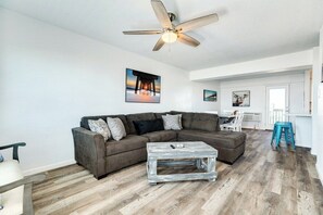 Open Living Area to Dining Area