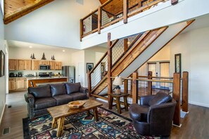 Very open, very spacious floor plan throughout the home! Cabin meets contemporary.