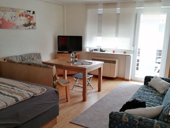 Ferienwohnung bis 3 Personen mit Balkon, 35m²