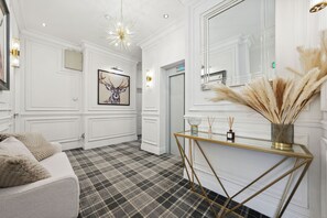 Interior entrance