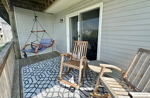 Balcony off of Master Bedroom Downstairs