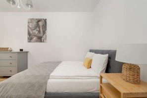 Bedroom with cabinets