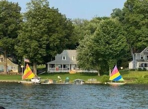 View of the house from the water