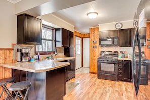 Kitchen | 2-Story Home | Boiler Heater | Free WiFi