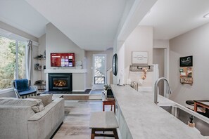 Fireplace, Indoors, Home Decor, Furniture, Living Room