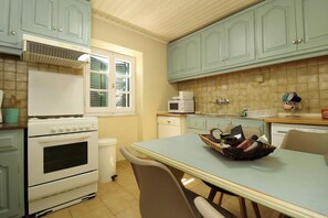 "Fully equipped kitchen for preparing delicious meals during your stay."