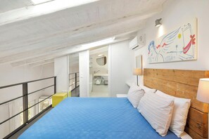 "Indulge in a peaceful night's sleep in our inviting double bed."