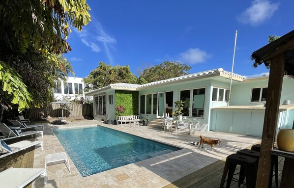 new heated pool