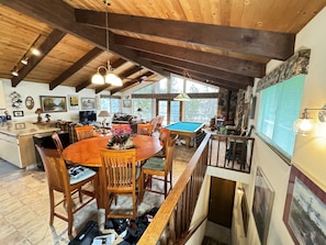 Beautiful views from the family room.