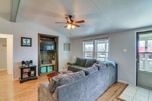 Living Area | Flat-Screen TV w/ Cable | Pack 'n Play | Board Games