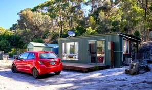 Exterior and free onsite parking