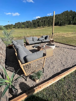 private sitting area