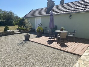Domicile, Pot De Fleur, Jardin, Chalet, Allée, ArriÚre-Cour, Ombre, Dalle