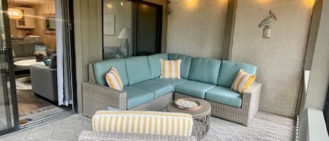 Great extended living space outdoors