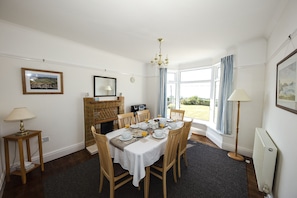 The dining room