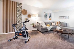 You could do some exercise while watching a show