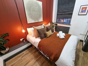 Get a great night's sleep in our stylish and cosy bedroom