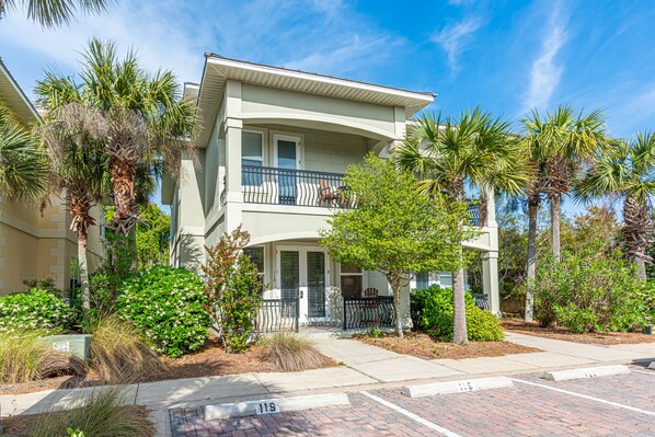 Front of Home with 2 Assigned Parking Spaces