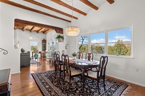 Dining room with seating for six