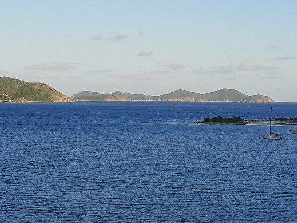 View of BVI  from the Cottage 