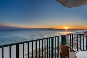 Beautiful Sunset View from the Private Balcony