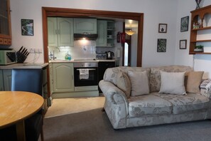 Living Room and open plan kitchen