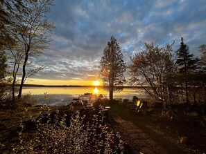 L'été, bord du lac