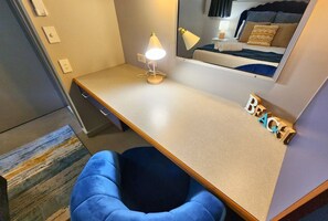 Main bedroom seating and desk