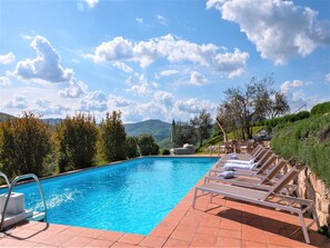 Schwimmbad des Ferienhauses