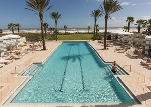 Ocean front olympic size adult pool