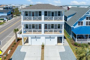 The outside of this lovely house