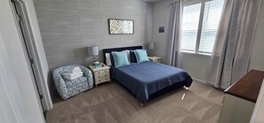 1st Bedroom - Queen, 55" Smart TV, FIRST FLOOR