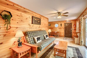 Living room with futon