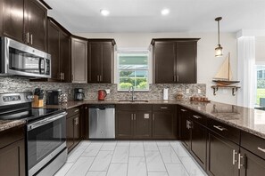 Indoors, Kitchen, Microwave, Oven, Cooktop