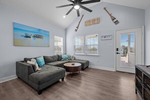 Living room with sofa sleeper 